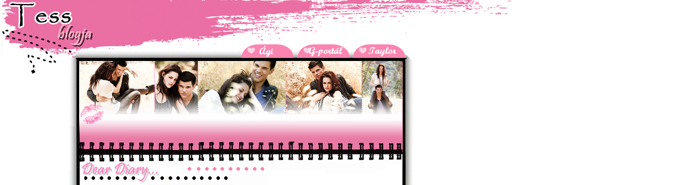 Tess - Elmeslem neked az letem!